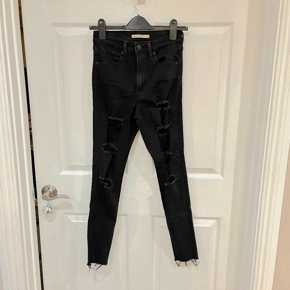 LEVI'S MILE HIGH SUPER SKINNY WOMEN'S JEANS, SIZE 27